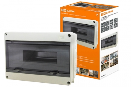 TDM ELECTRIC SQ0908-0004 Бокс ЩРН-П-15 модулей навесной пластик IP65 TDM